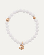 22k Gold Fleur Bead Bracelet