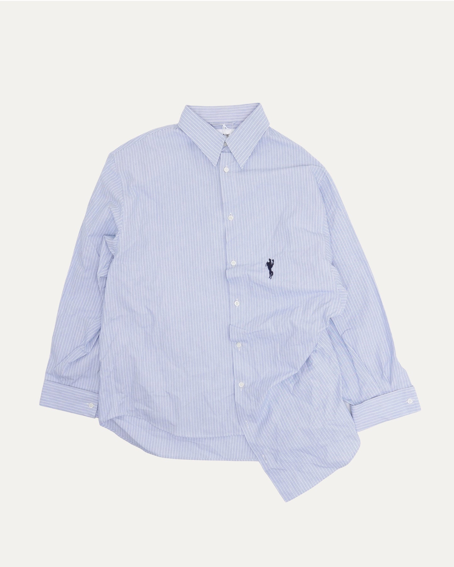 Half Loose Striped Shirt