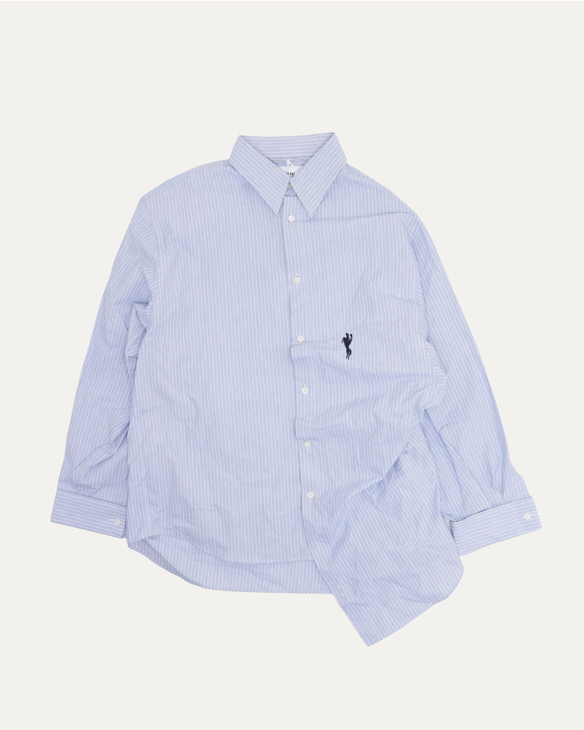 Half Loose Striped Shirt