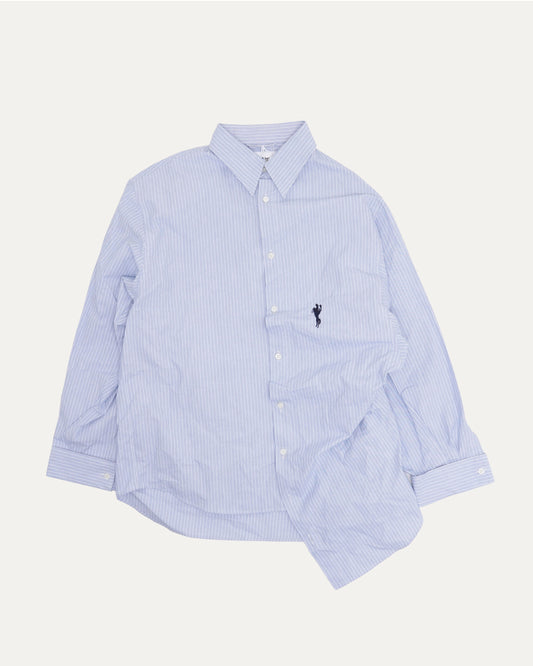 Half Loose Striped Shirt