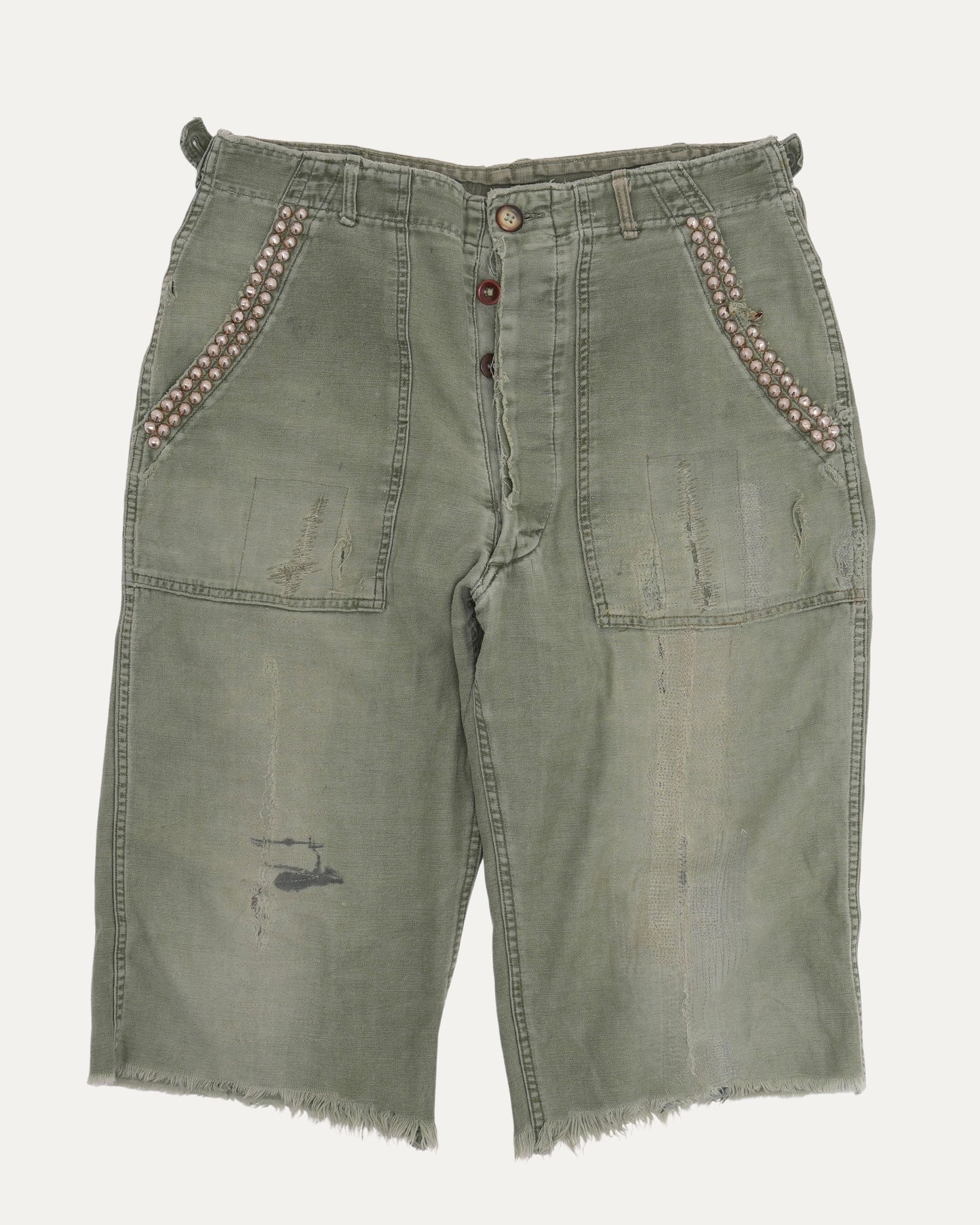 Studded Cut Off OG-107 Fatigue Shorts