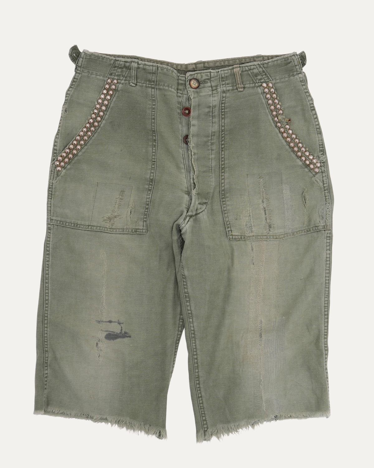 Studded Cut Off OG-107 Fatigue Shorts