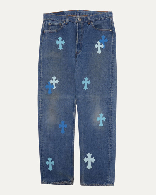 Levi's 501 Cross Patch Jeans