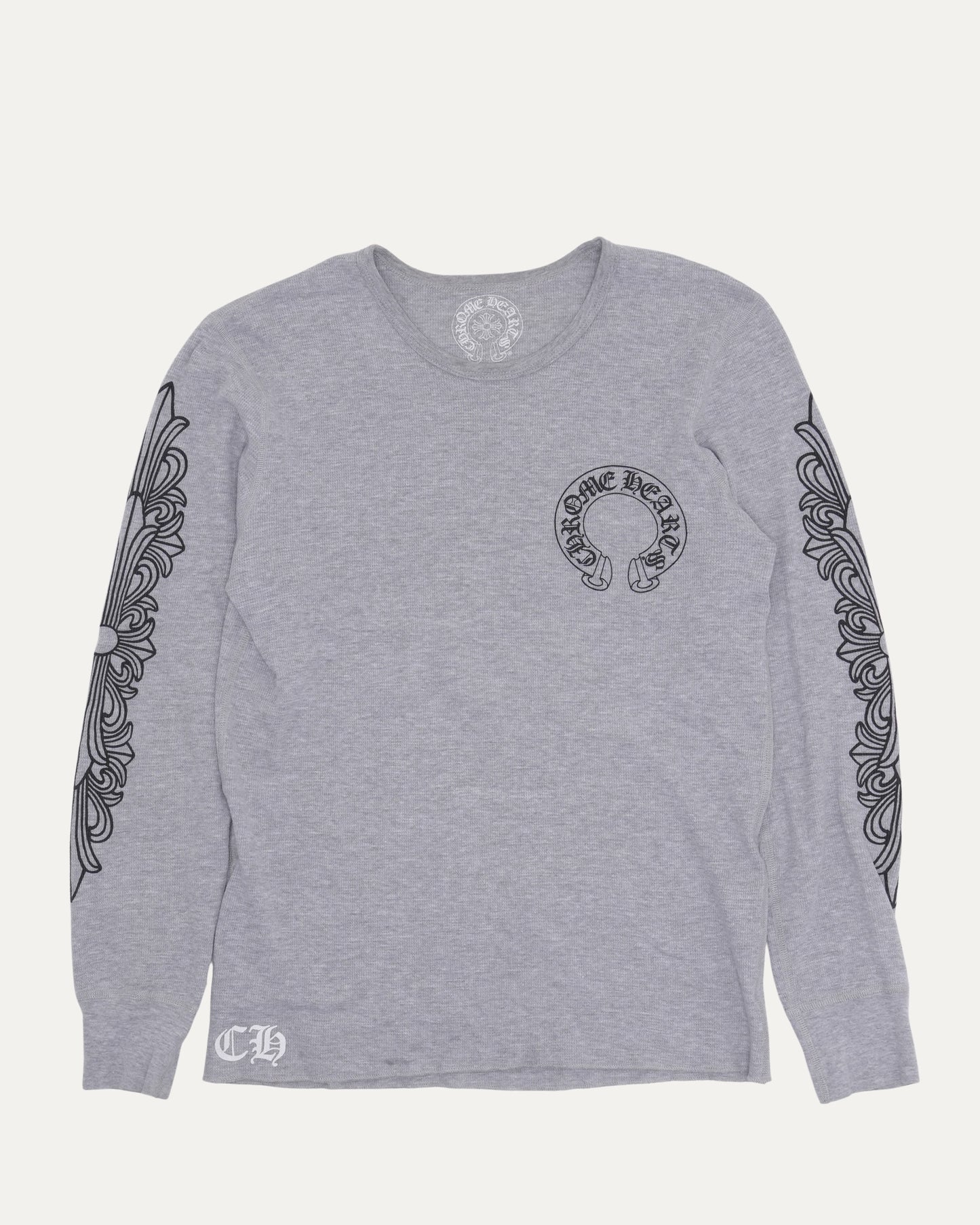 Horseshoe Logo Thermal Long Sleeve T-Shirt