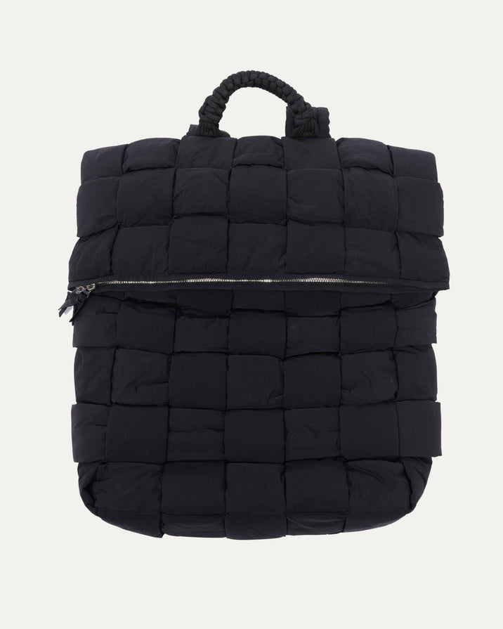 Intrecciato Padded Quilted Nylon Backpack