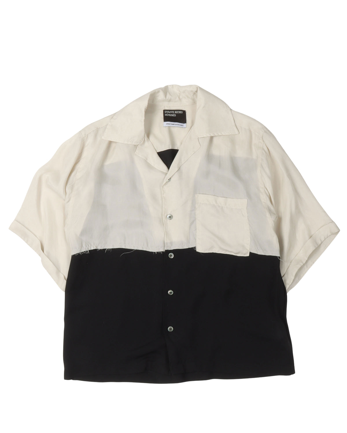 SS21 Patchwork Silk Shirt