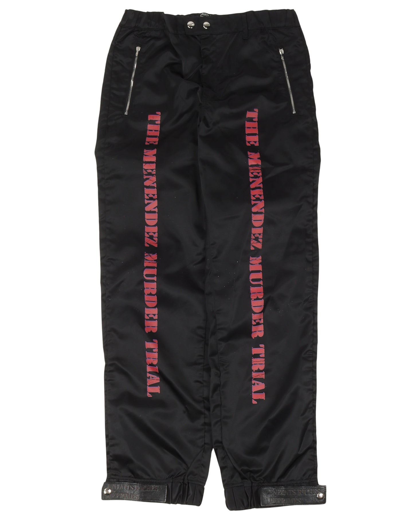 Menendez Murder Trials Nylon Pants