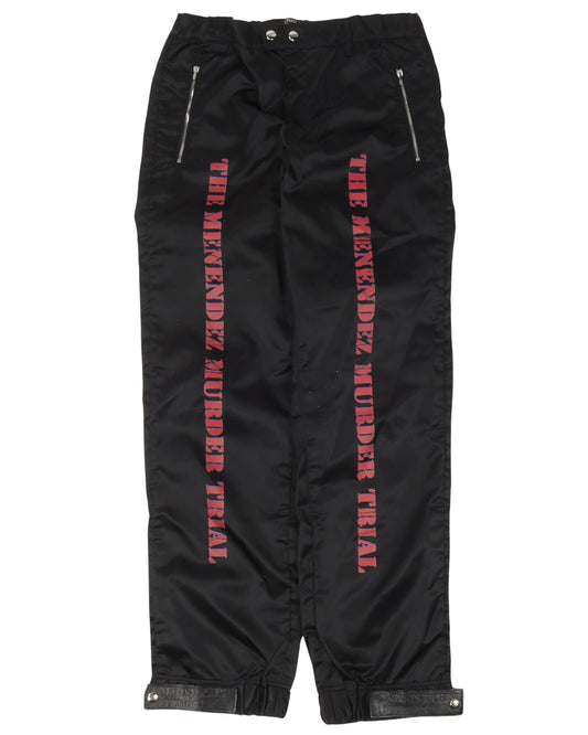 Menendez Murder Trials Nylon Pants