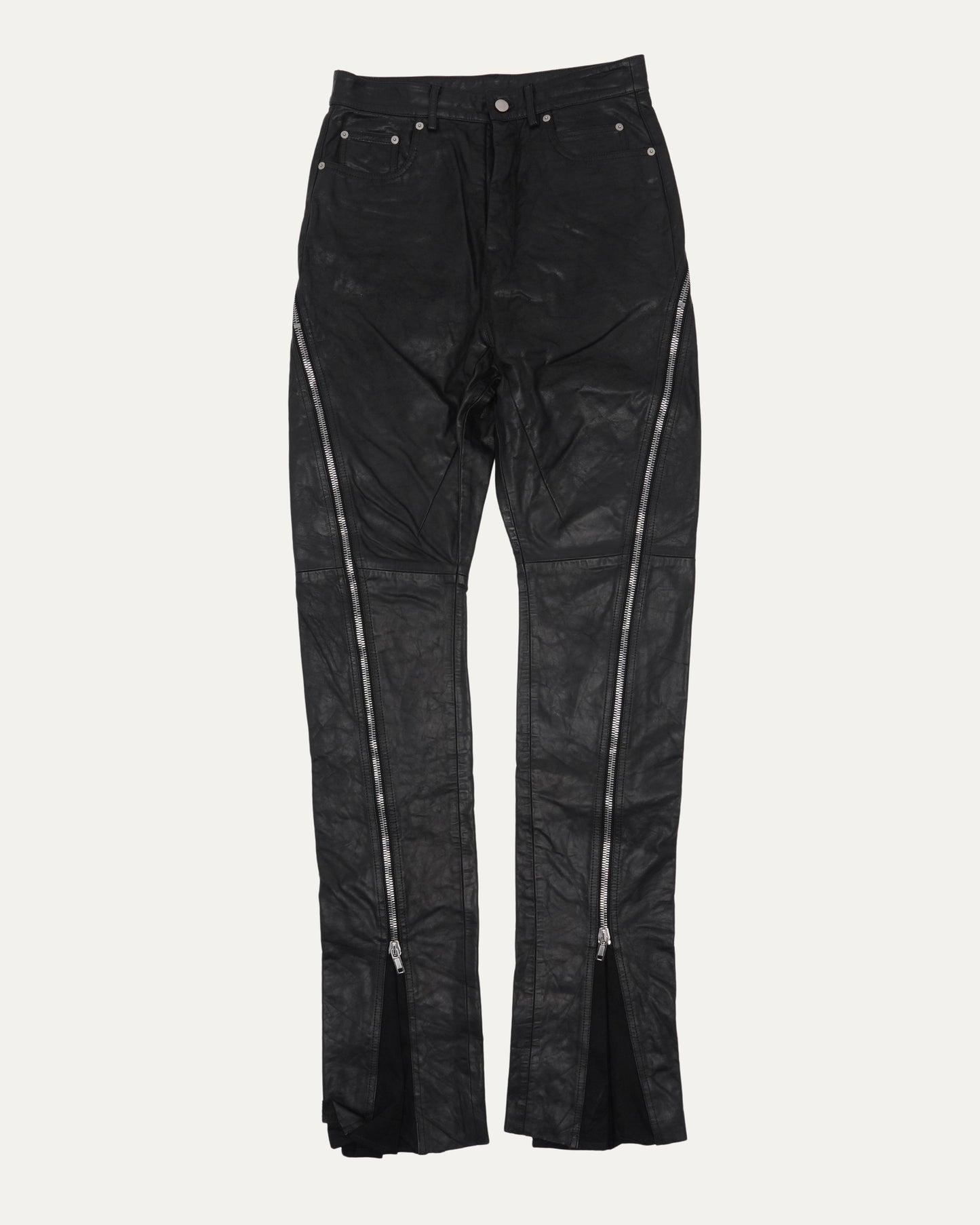 Bolan Flared Leather Pants