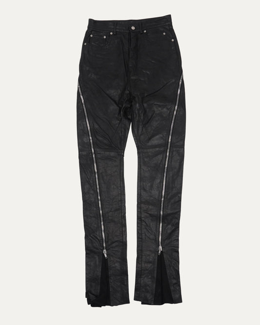 Bolan Flared Leather Pants