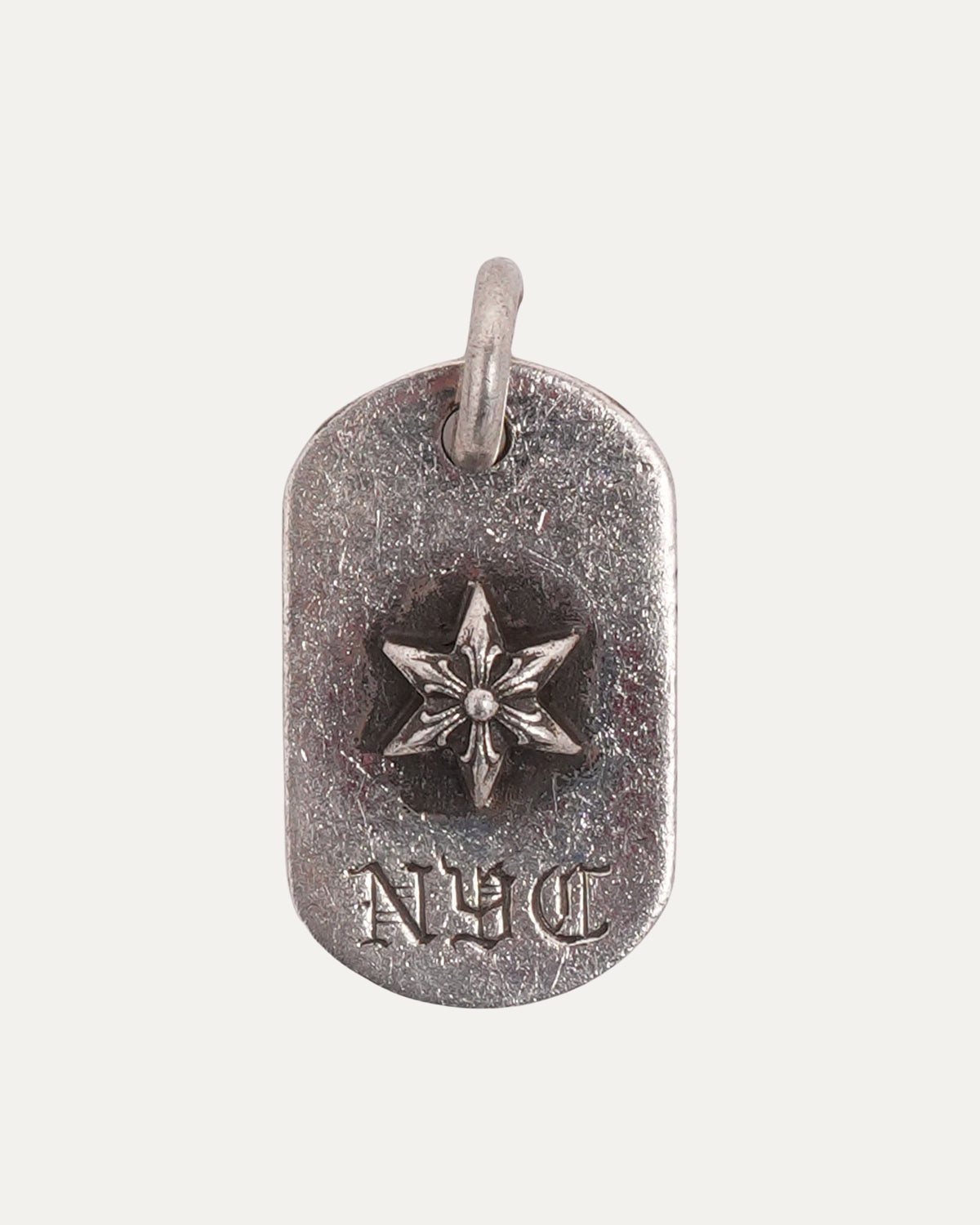 Star NYC Dog Tag Pendant