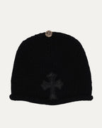 Cashmere Cross Patch Beanie