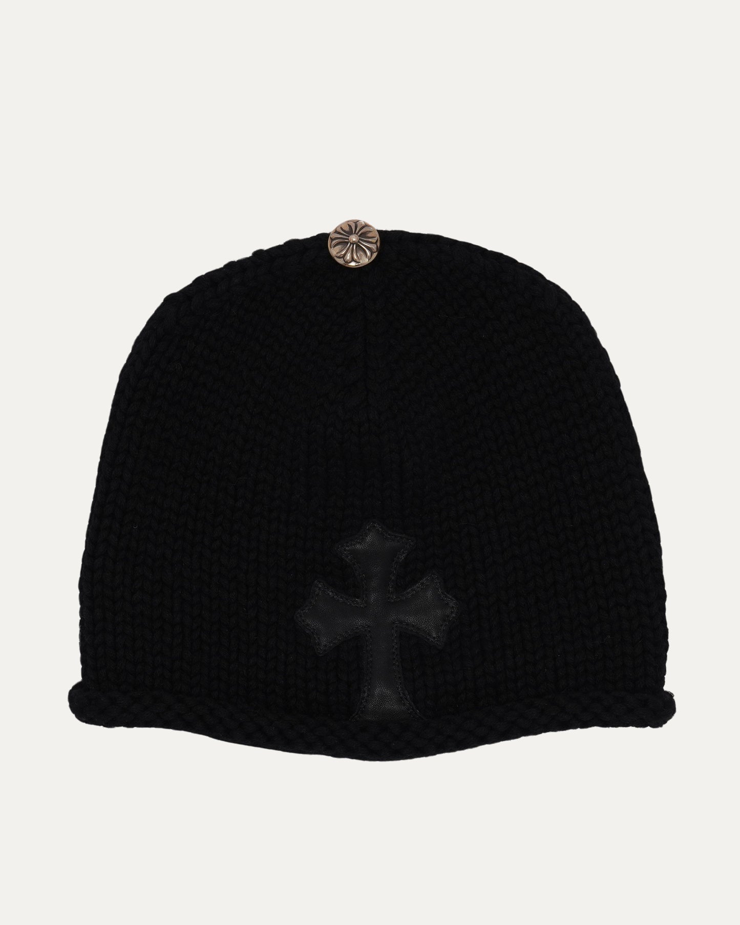 Cashmere Cross Patch Beanie