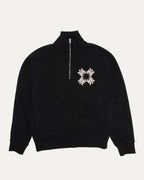 Quad Logo Quarter Zip Sweatshirt