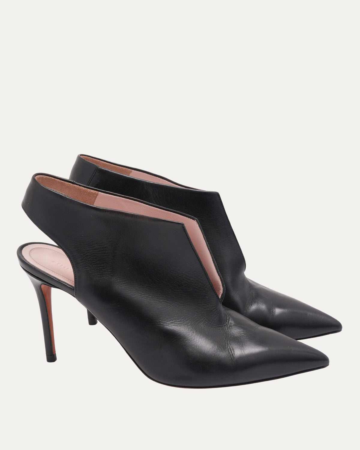 V-Neck Slingback Pumps