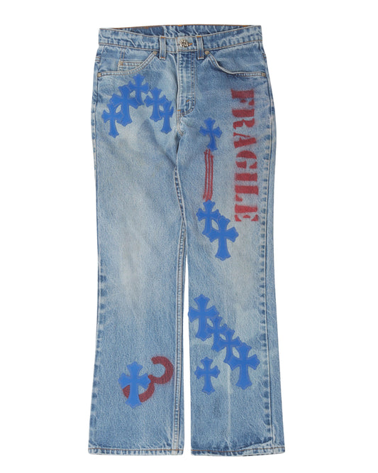 Levi's Stencil Cross Patch Jeans
