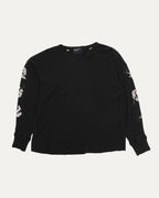 Distressed Long Sleeve Rat Thermal Shirt