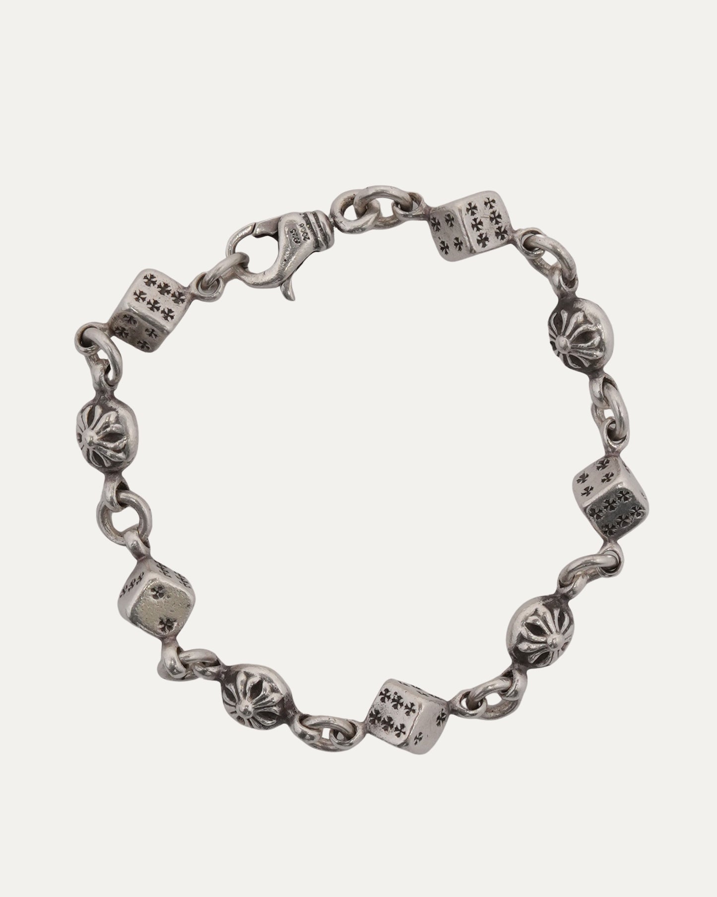 Dice and Plus Ball Bracelet