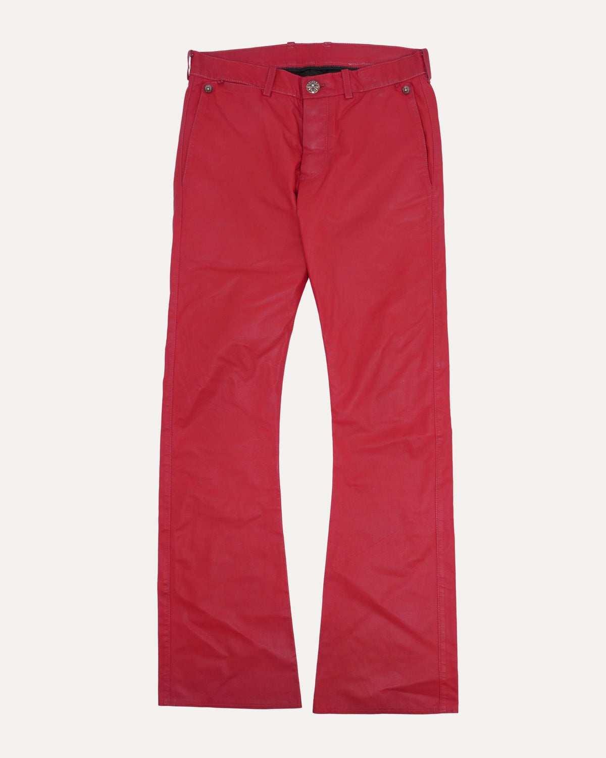 Flare Leather Pants