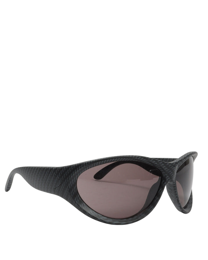 SWIFT ROUND SUNGLASSES IN CARBON