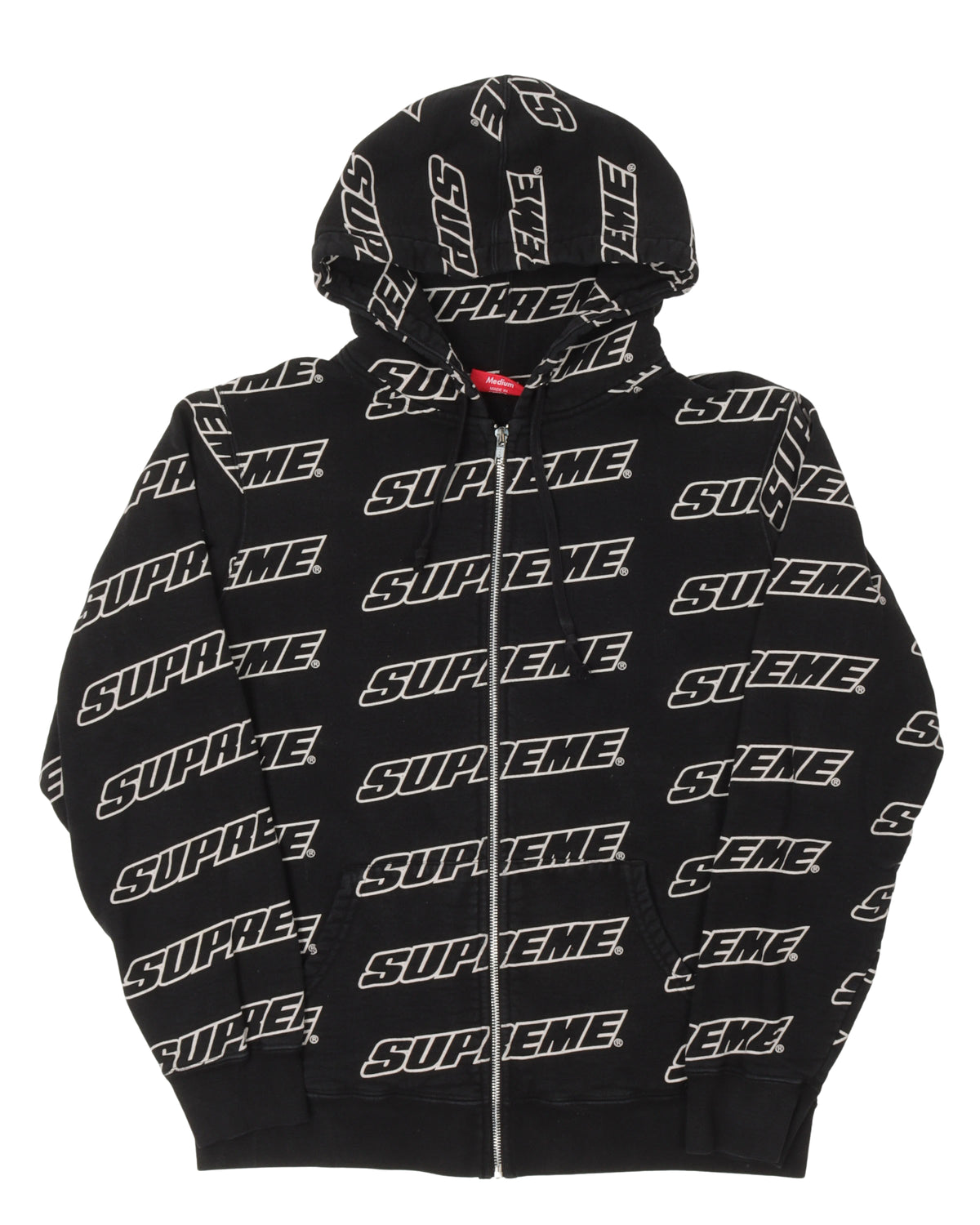 All Over Print Zip Up Hoodie