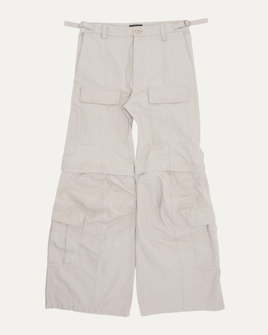 Convertible Flare Cargo Pants