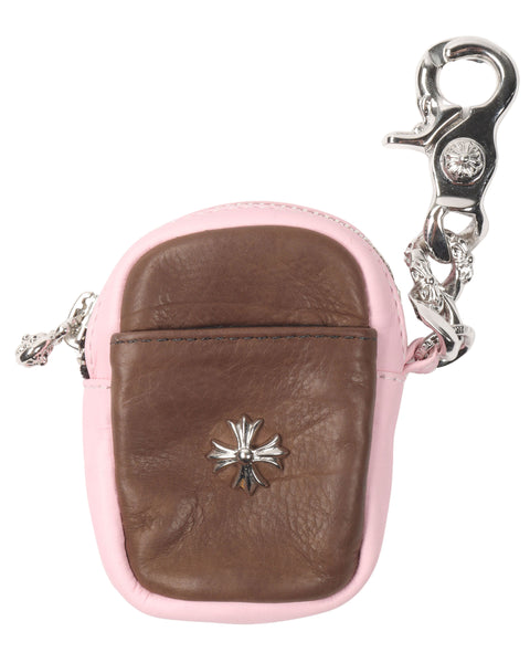 BRUNT heaven and earth の チョコチップ カバー Chrome Hearts Leather AirPods Case with Belt Clip – Justin Reed