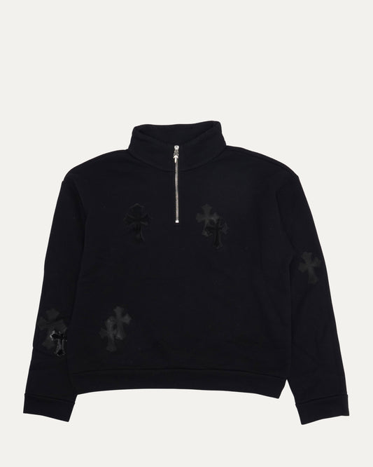 Paper Jam Cross Patch Quarter Zip Sweatshirt