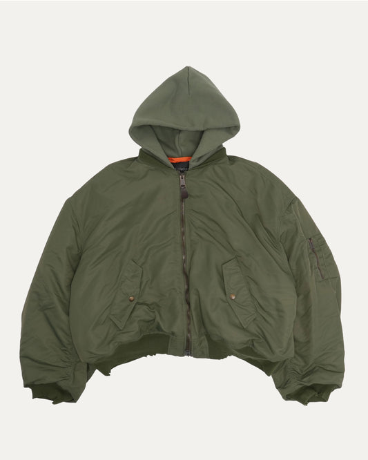 Hooded Bomber Jacket