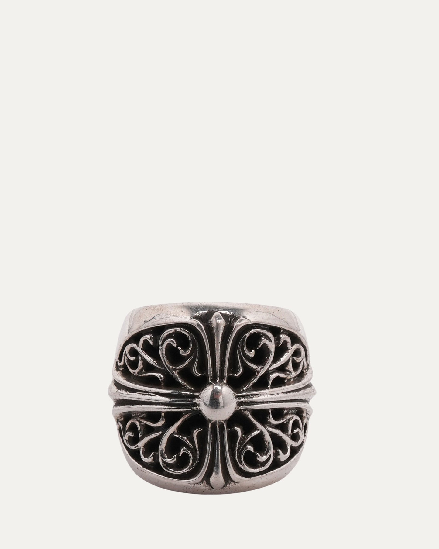 Oval Cross Ring