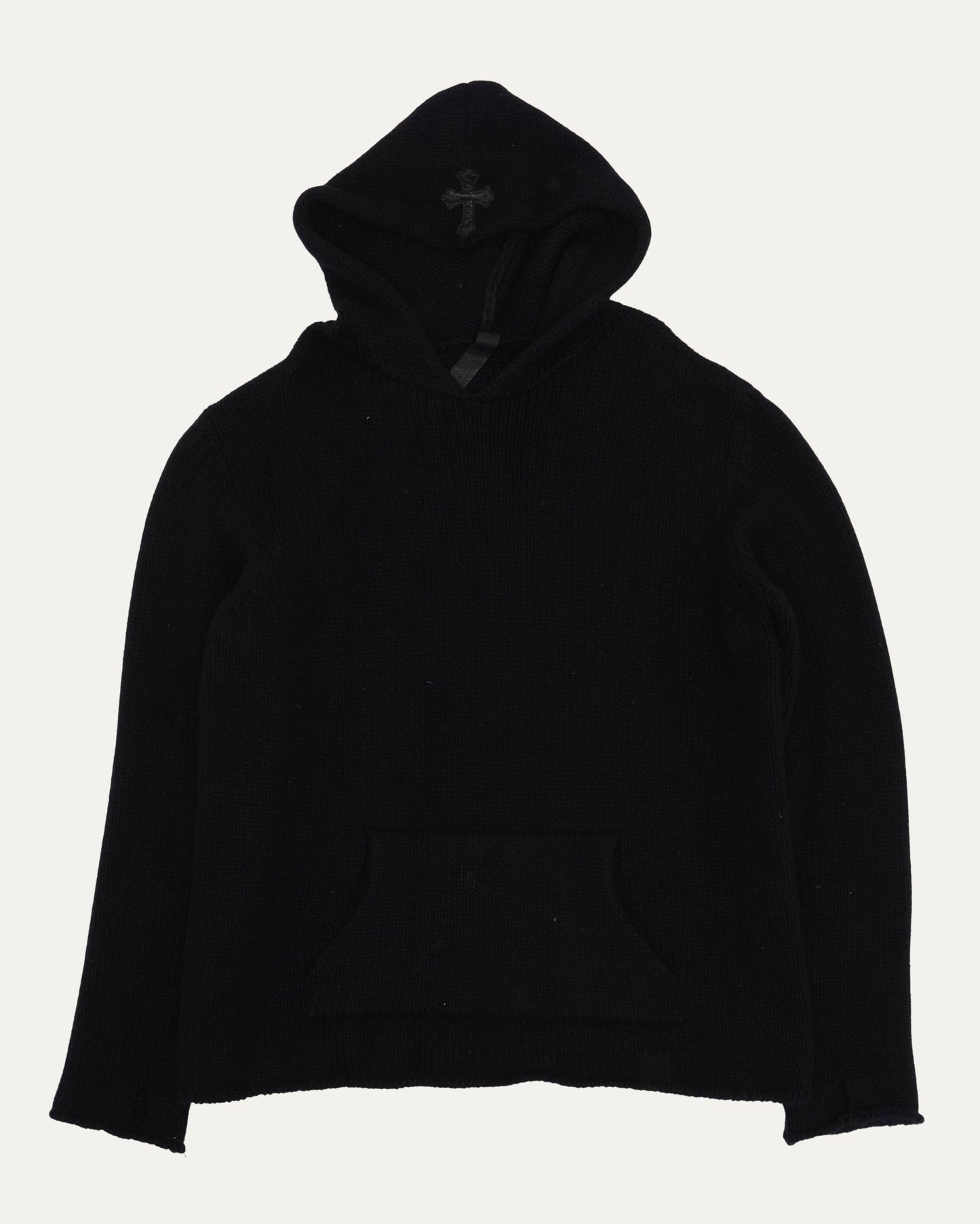 Cross Patch Hooded Sweater
