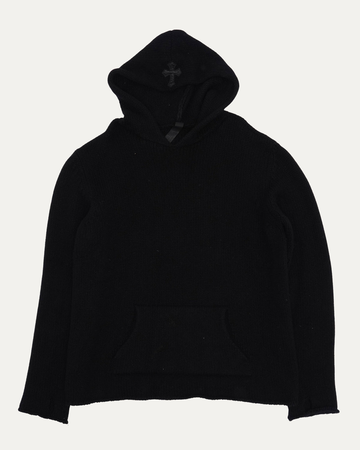 Cross Patch Hooded Sweater