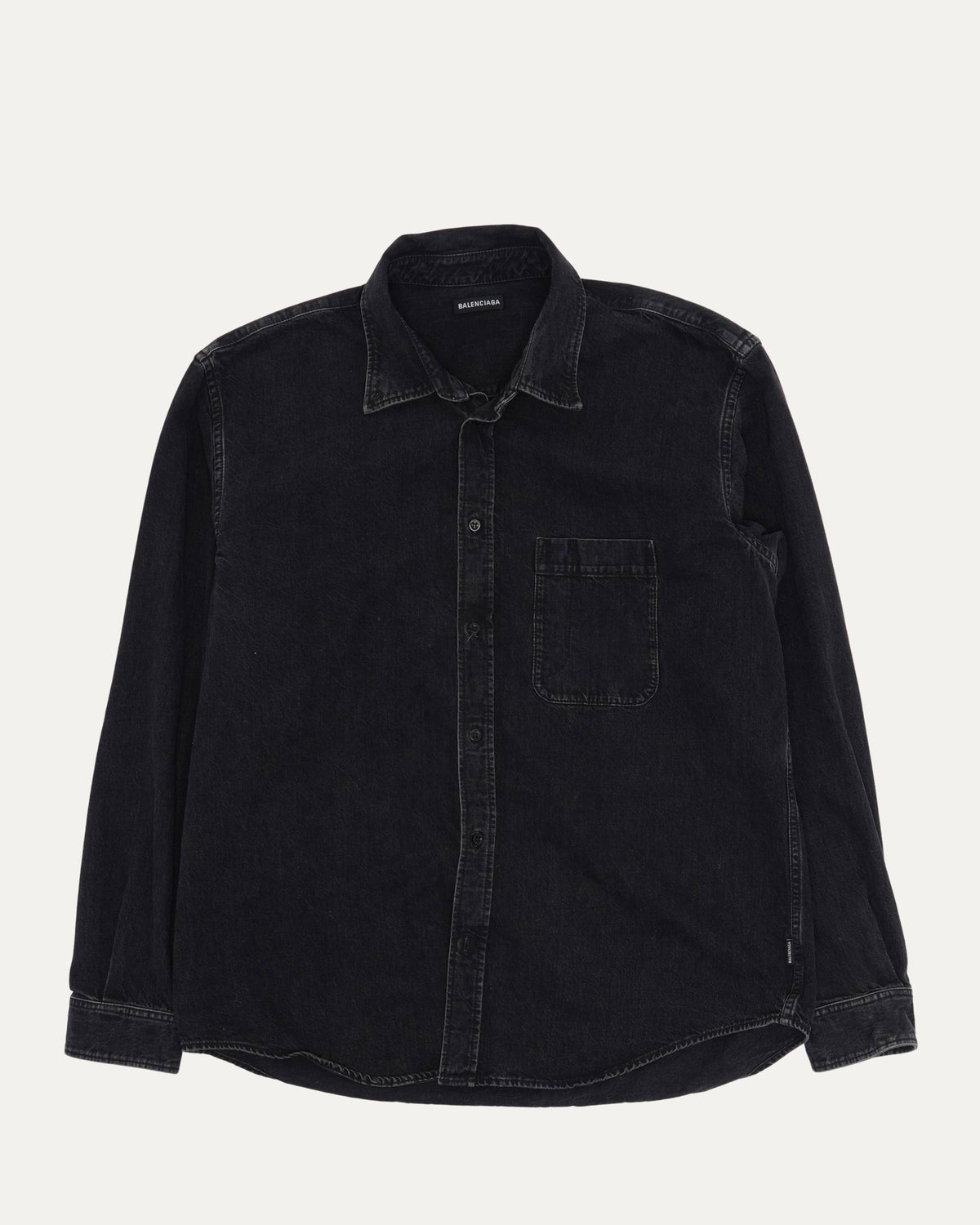 Back Logo Denim Shirt