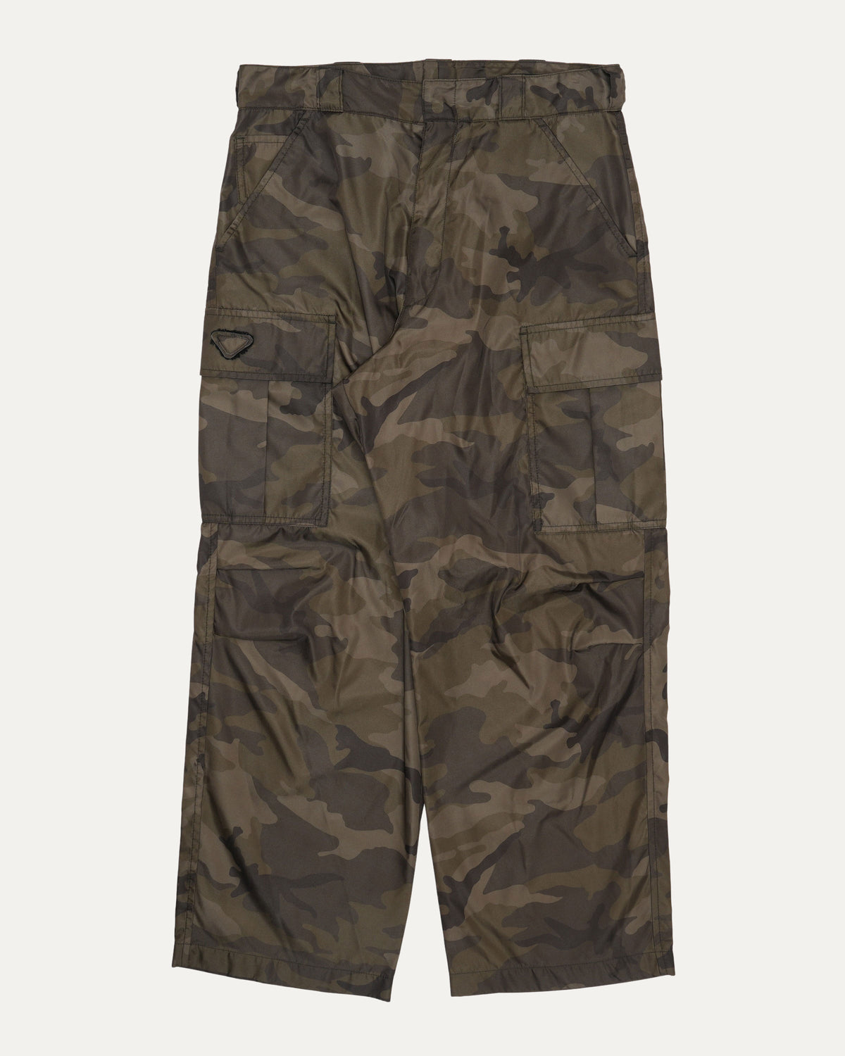 Bespoke 1 of 1 Camouflage Re-Nylon Cargo Pants