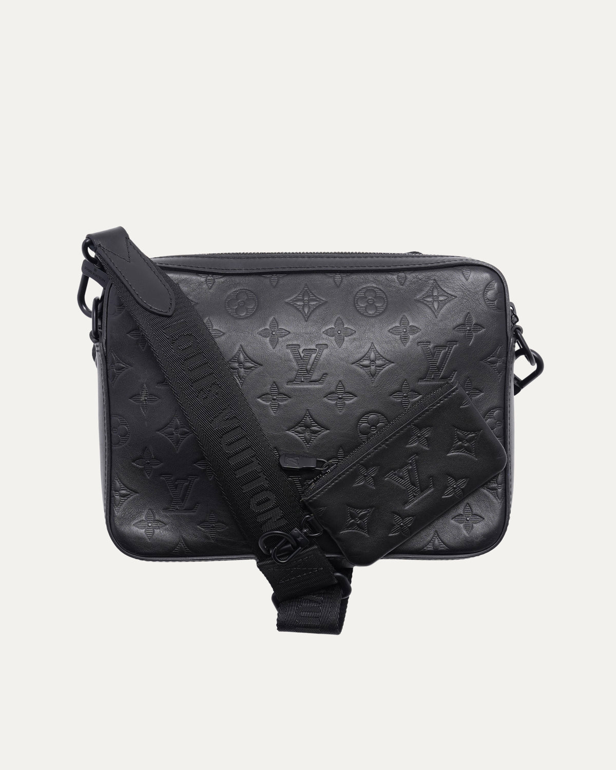 Debossed Monogram Cross Body Bag