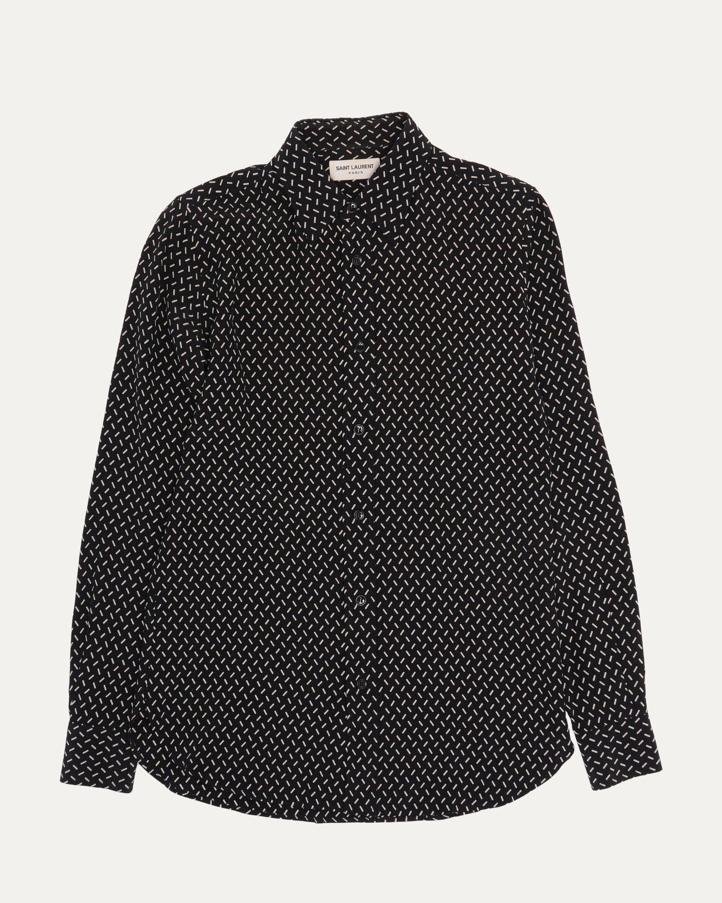 Silk Dash Print Shirt