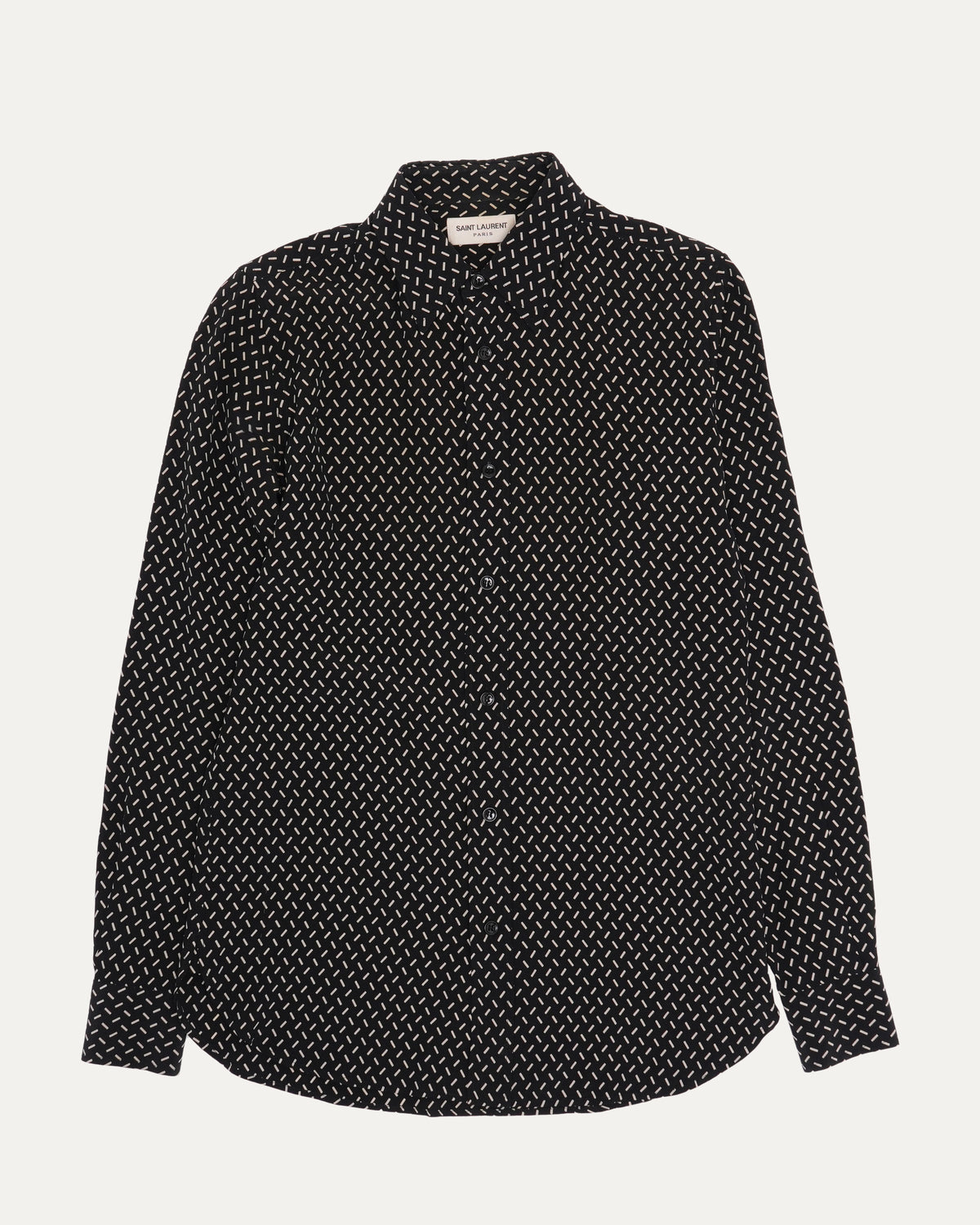 Silk Dash Print Shirt