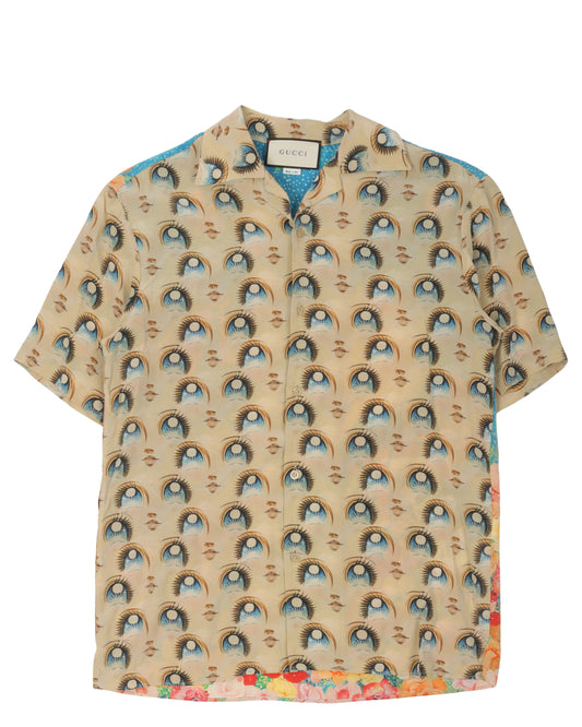 Viva! Volleyball Silk Bowling Shirt