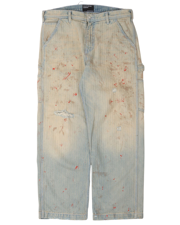 SS23 Blood-Stained Paint Pants
