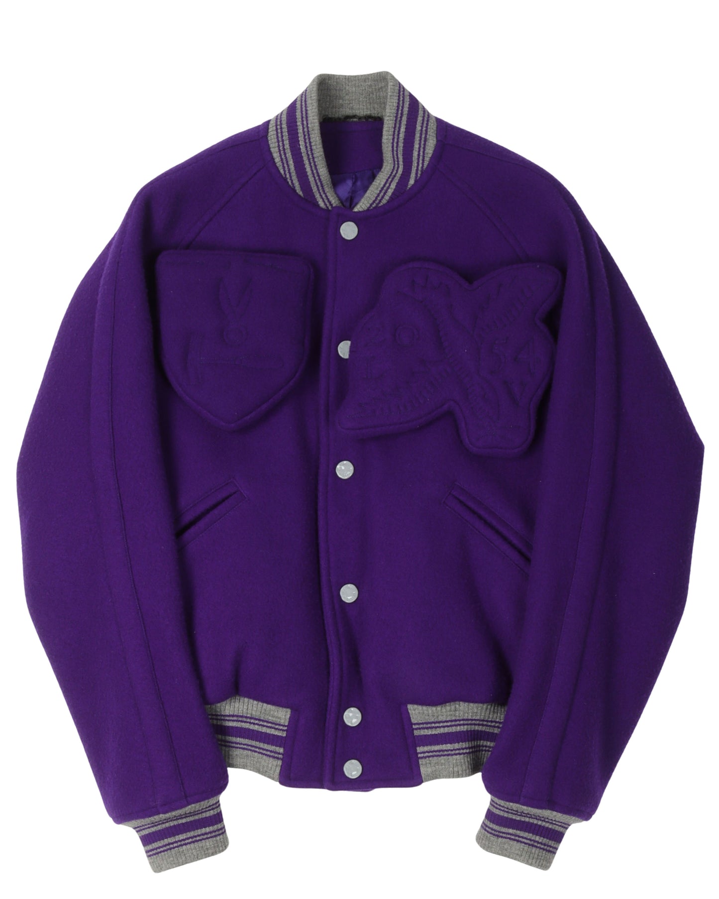 Asia Exclusive FW19 Wool Padded Embellished Varsity Jacket