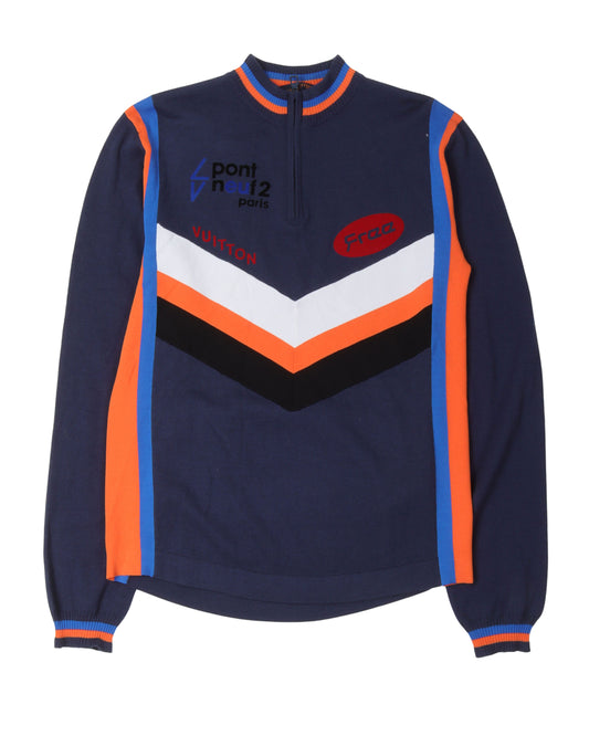 Knit Zip Up Cycling Jacket