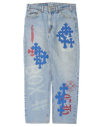 Levi's Stencil Cross Patch Jeans