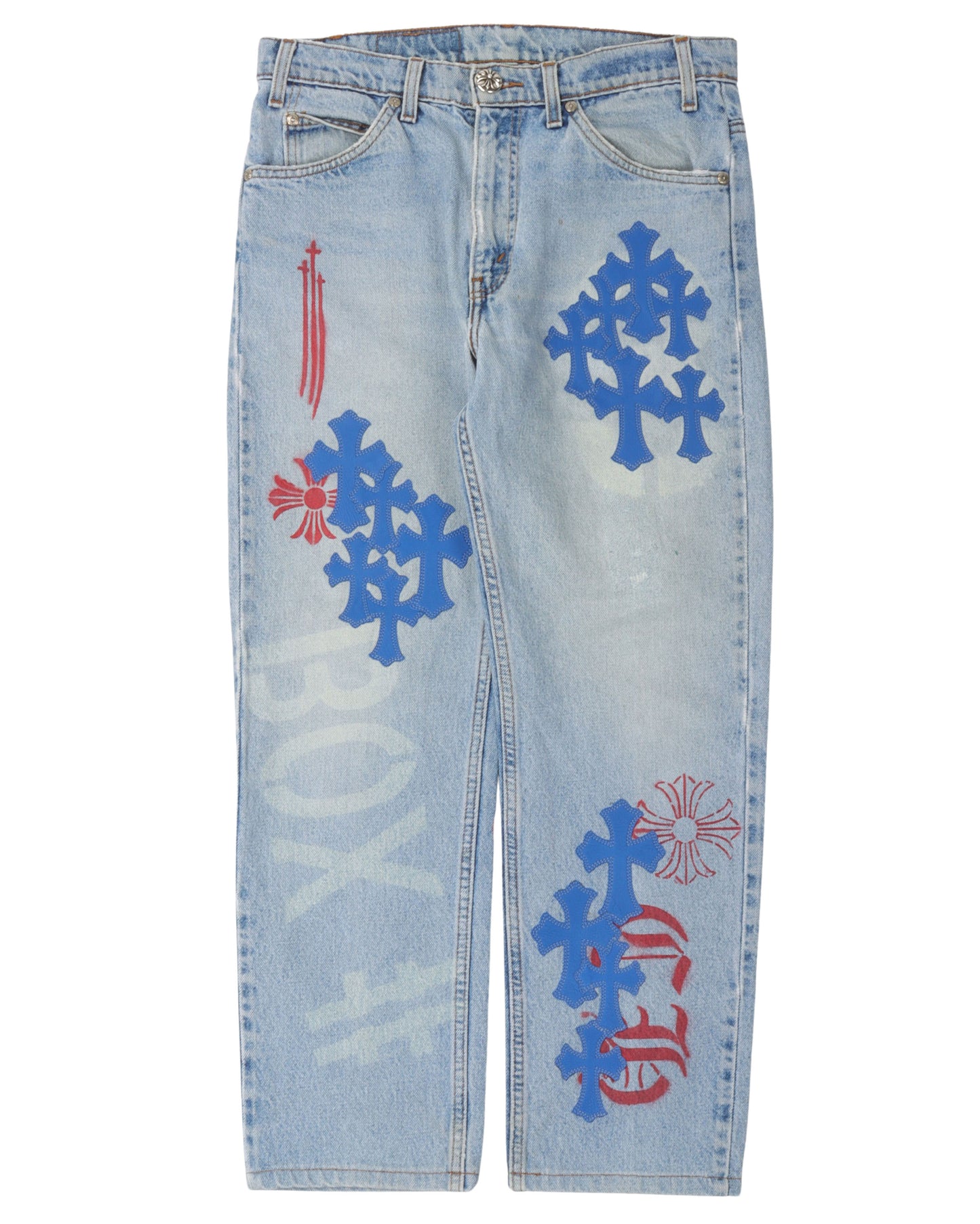 Levi's Stencil Cross Patch Jeans