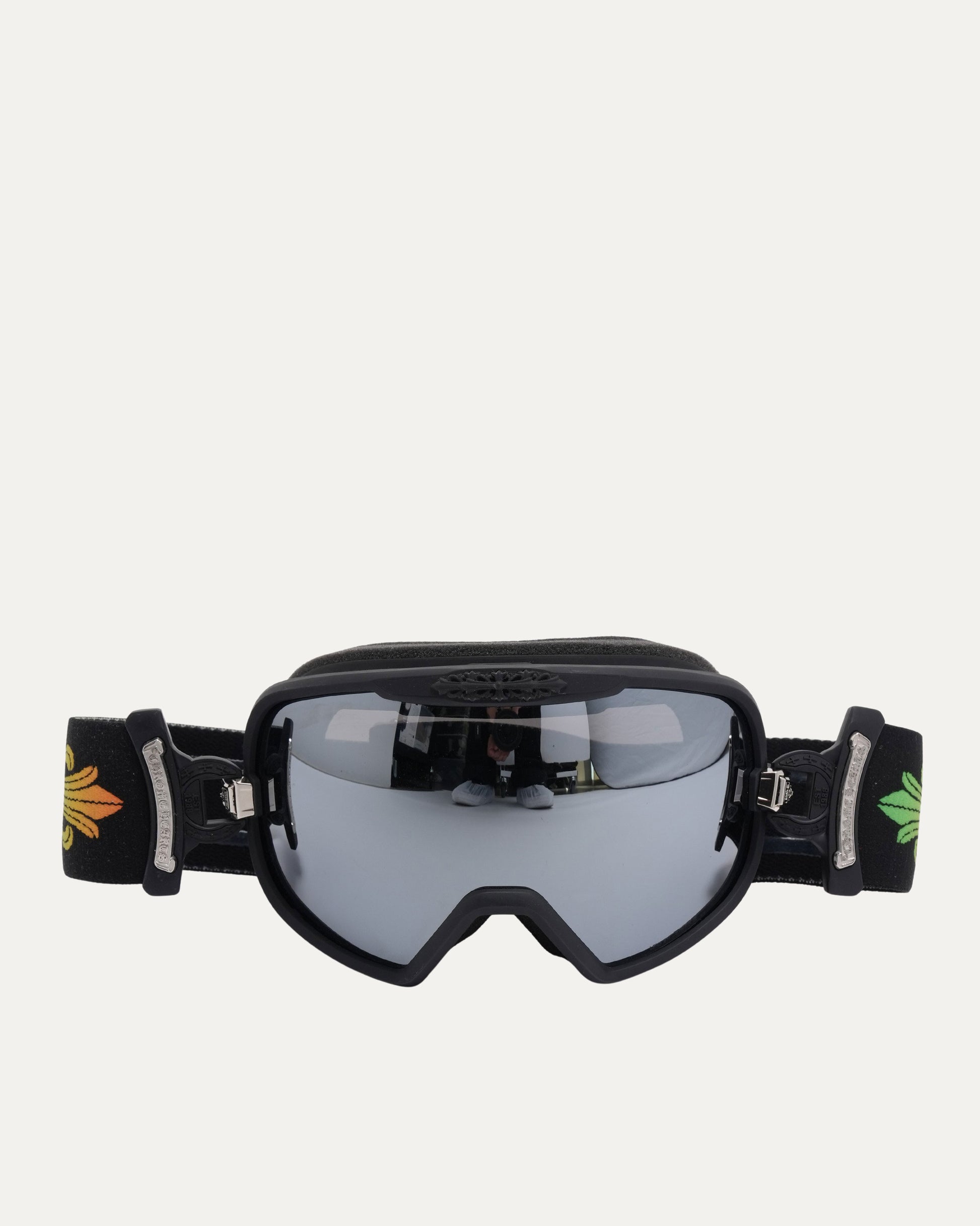 chrome heart goggles Chrome Hearts Silver Morning Snow Goggles – Justin Reed
