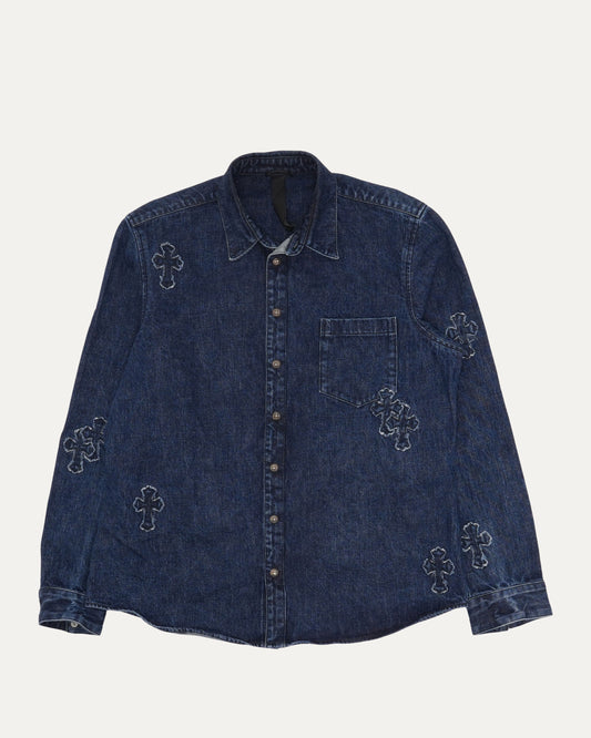 Cross Patch Denim Shirt