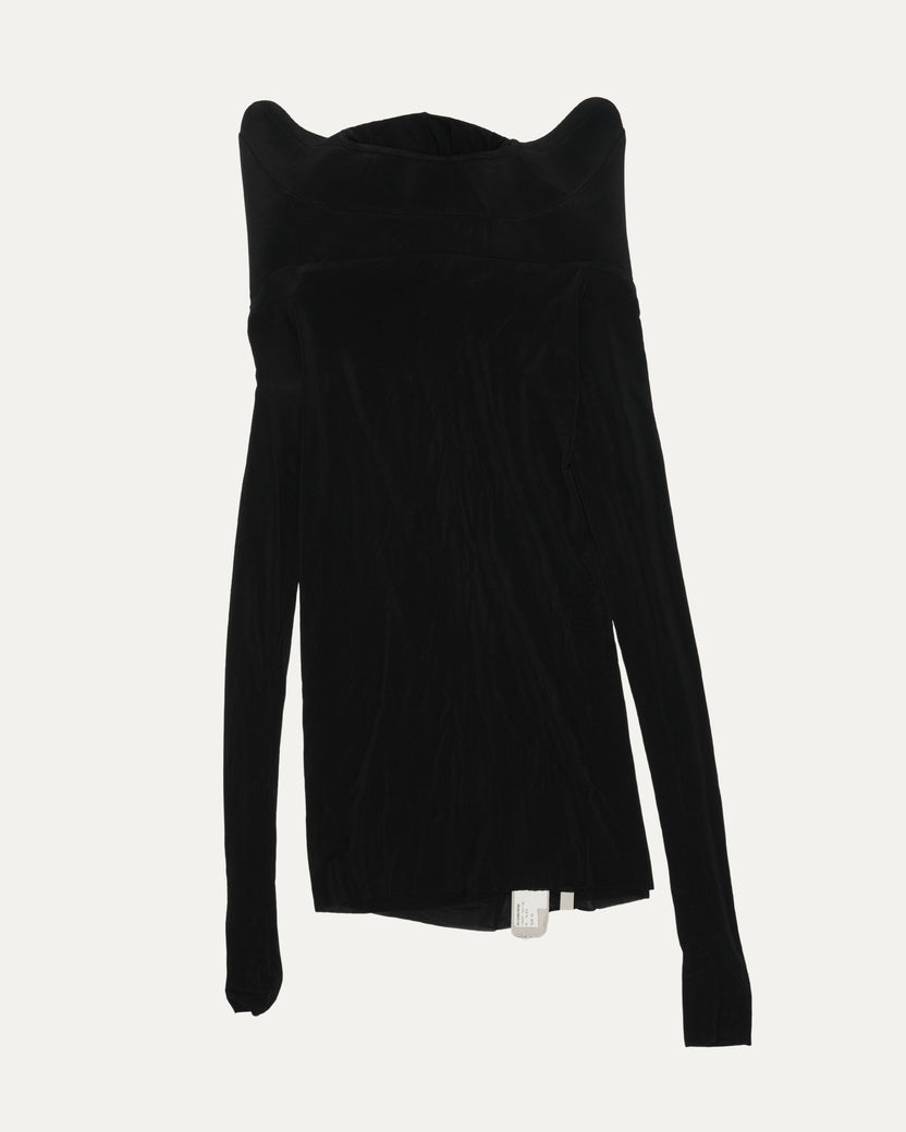 FW22 Strobe Sculptural Jersey Top