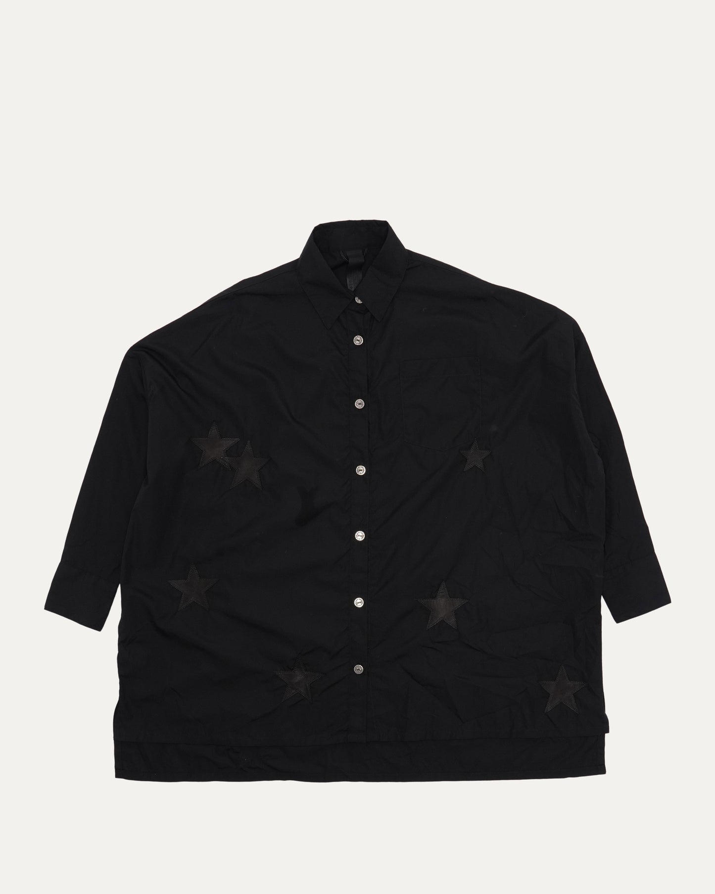 Black Mahal Kita Star Patch Shirt