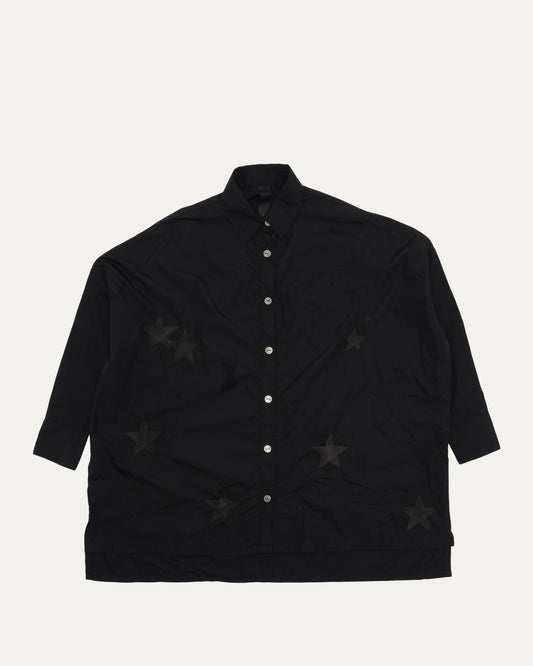 Black Mahal Kita Star Patch Shirt