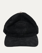 Suede Embroidered Vine Dagger Hat