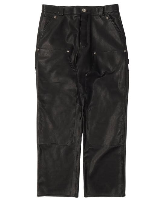 Leather Double Knee Carpenter Pants